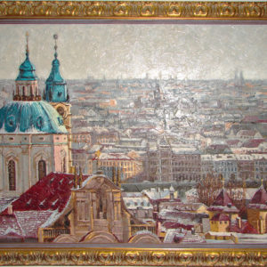 Картина маслом Прага