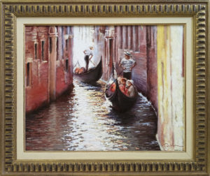 картина Венеция, картина в раме, красивая Венеция